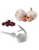 Алуминиева преса за чесън с приставка за вадене на костилки